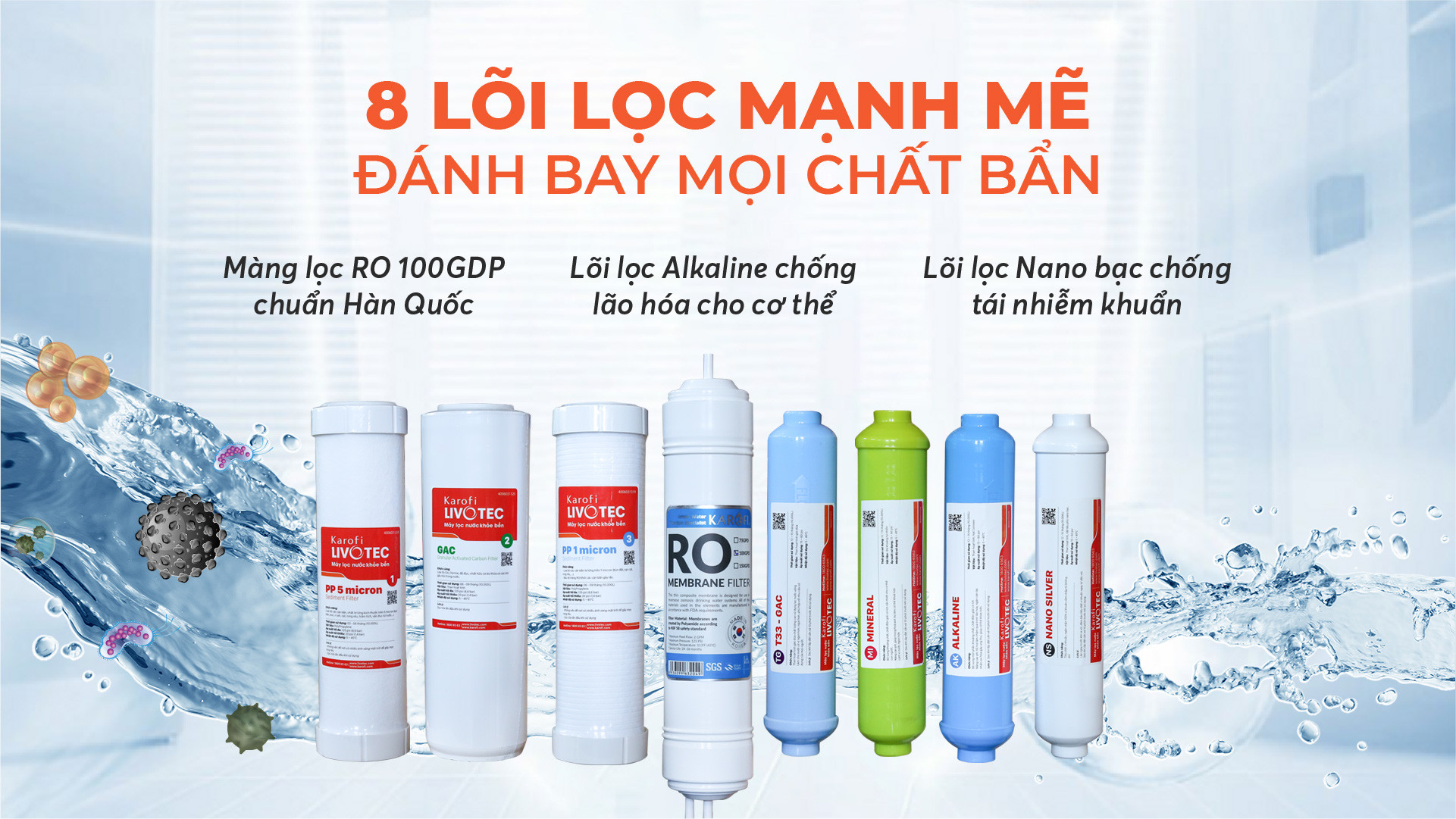 Máy lọc nước Karofi Livotec 311