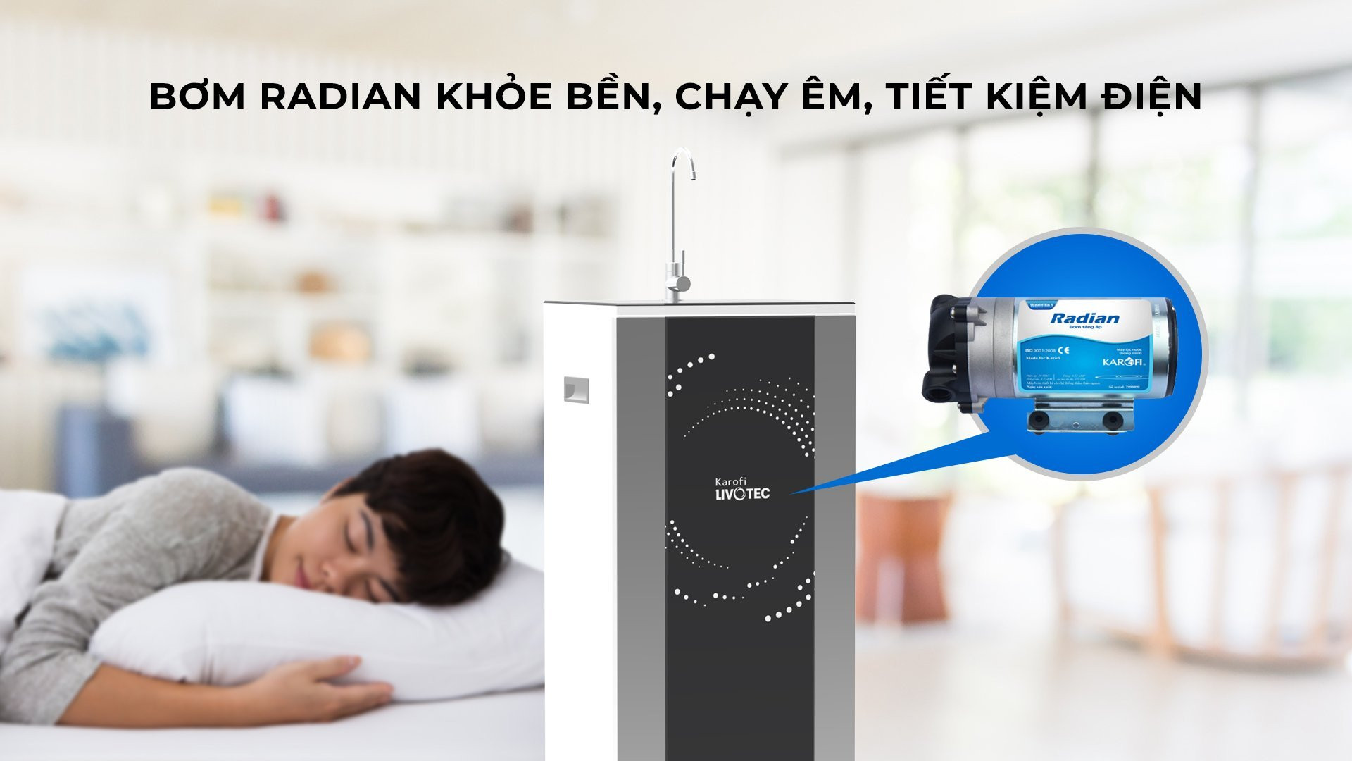 Máy lọc nước Karofi Livotec 512