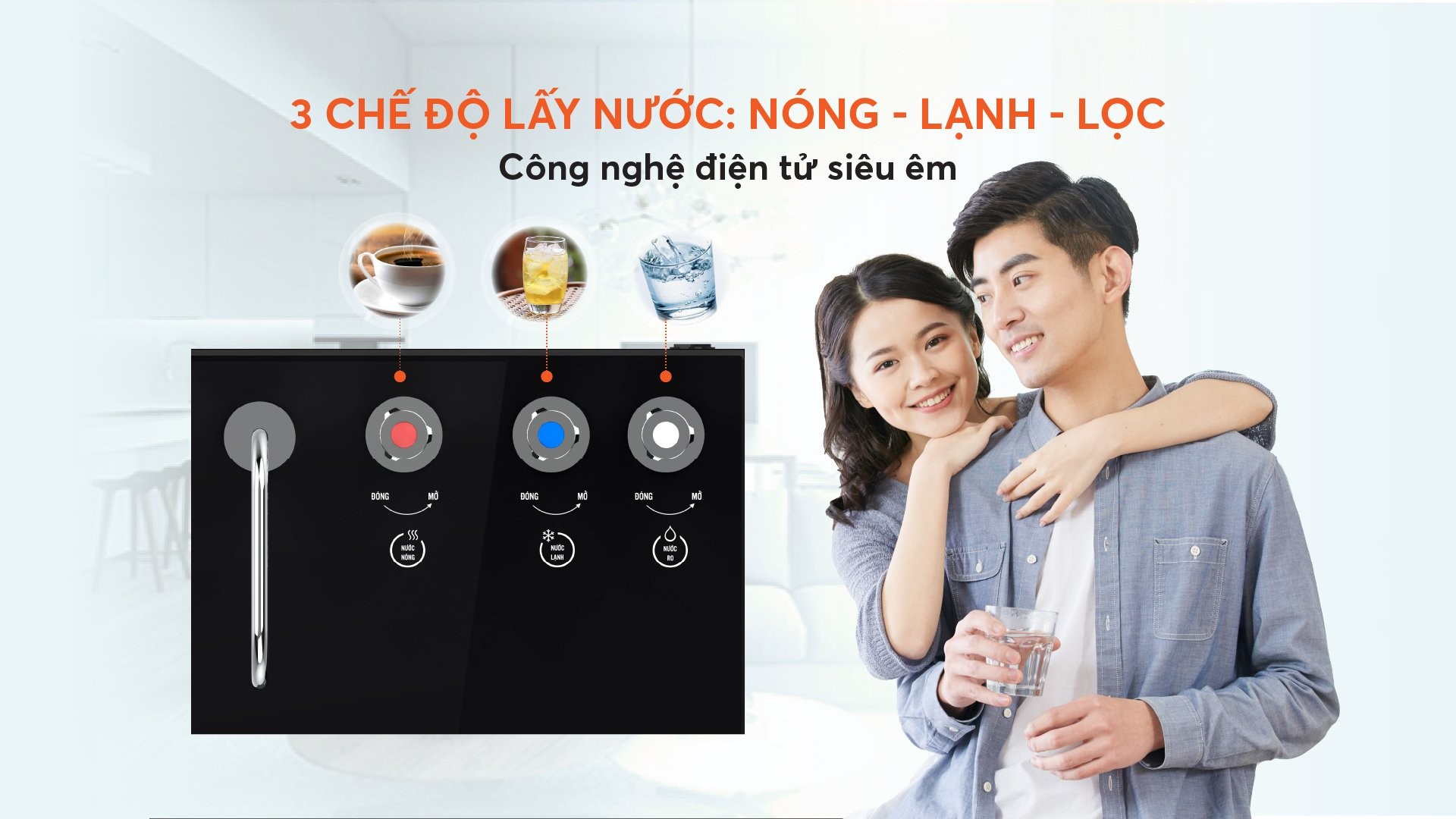 Máy lọc nước nóng lạnh Karofi Livotec 611