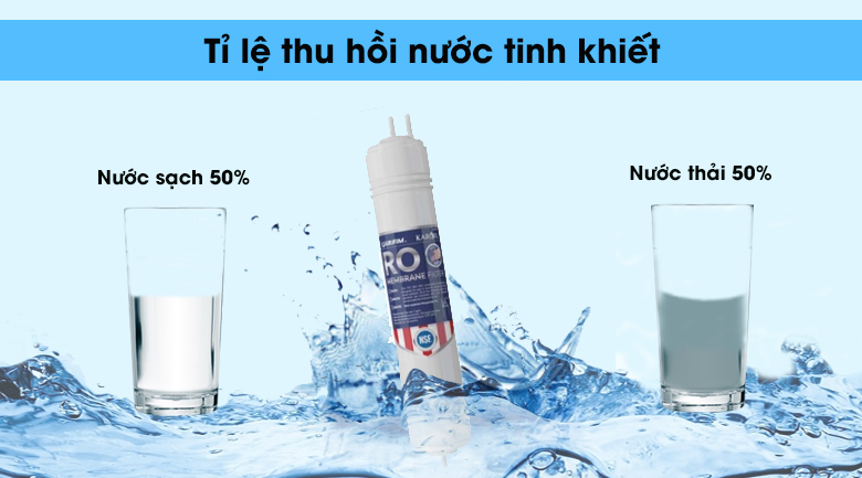 Máy lọc nước Karofi KAQ-U95 - Thông minh 10 lõi Hydrogen