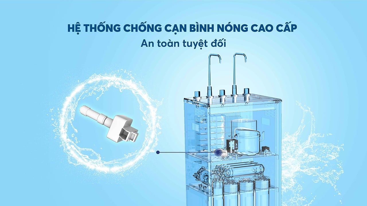 Máy lọc nước nóng lạnh Karofi KAD-I55