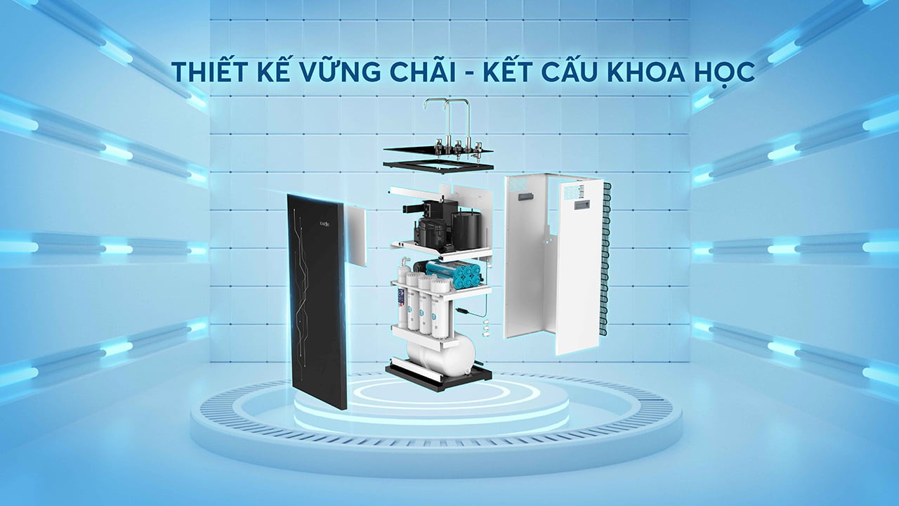 Máy lọc nước nóng lạnh Karofi KAD-I55