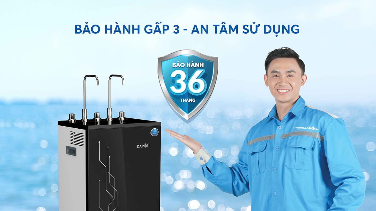 Máy lọc nước nóng lạnh Karofi KAD-I55