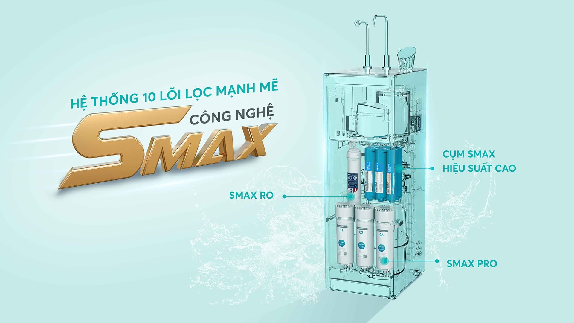 Máy lọc nước nóng lạnh Karofi KAD-N91