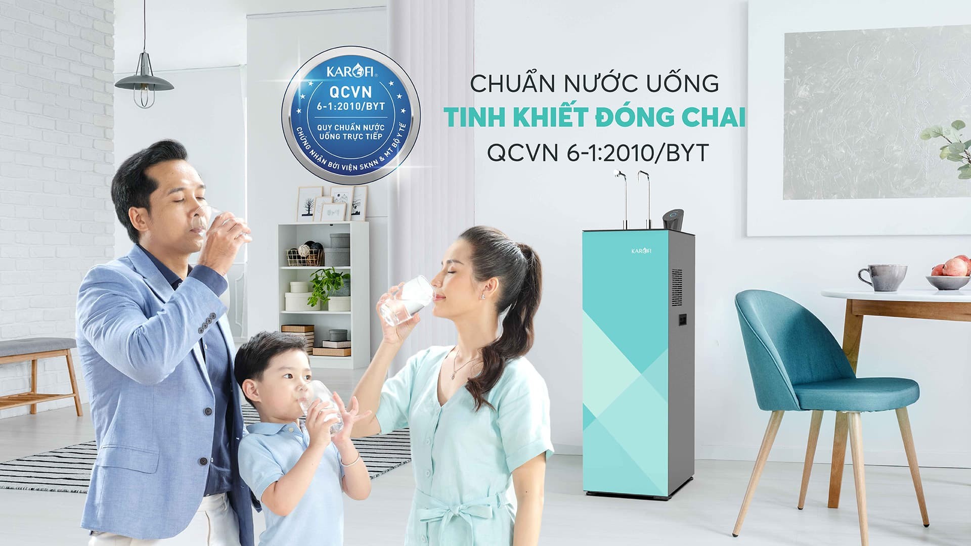 Máy lọc nước nóng lạnh Karofi KAD-N91