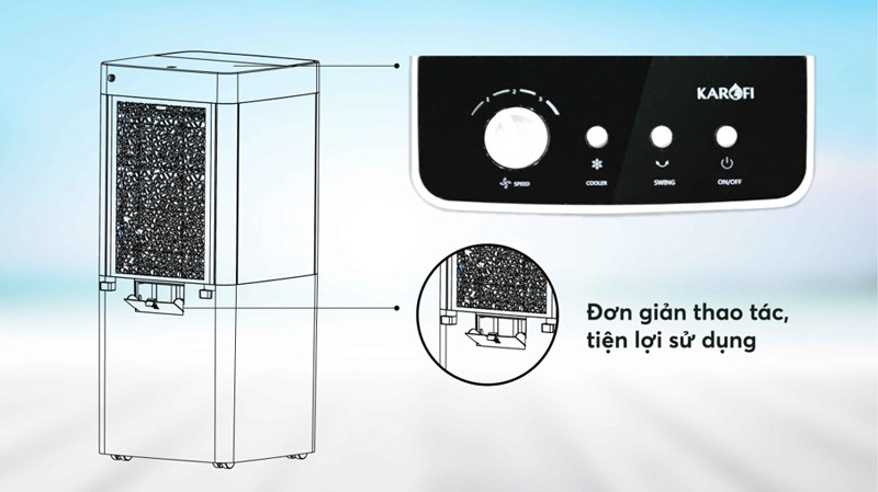 Quạt điều hòa Karofi KAC-E41