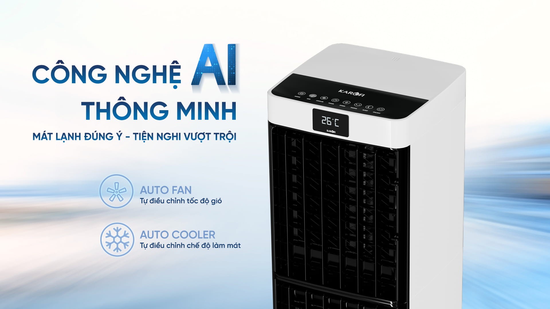 Quạt điều hòa Karofi KAC-H132R