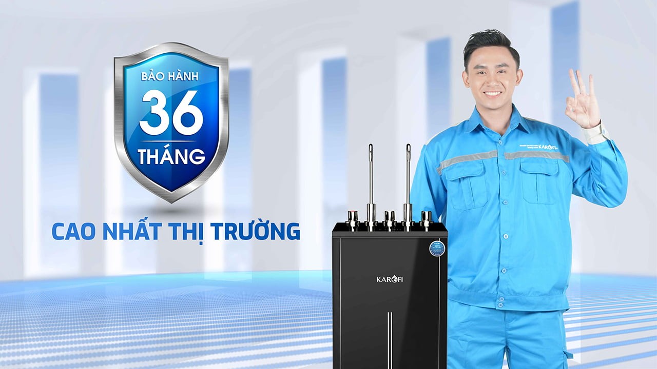 Máy lọc nước nóng lạnh Karofi KAD-L56