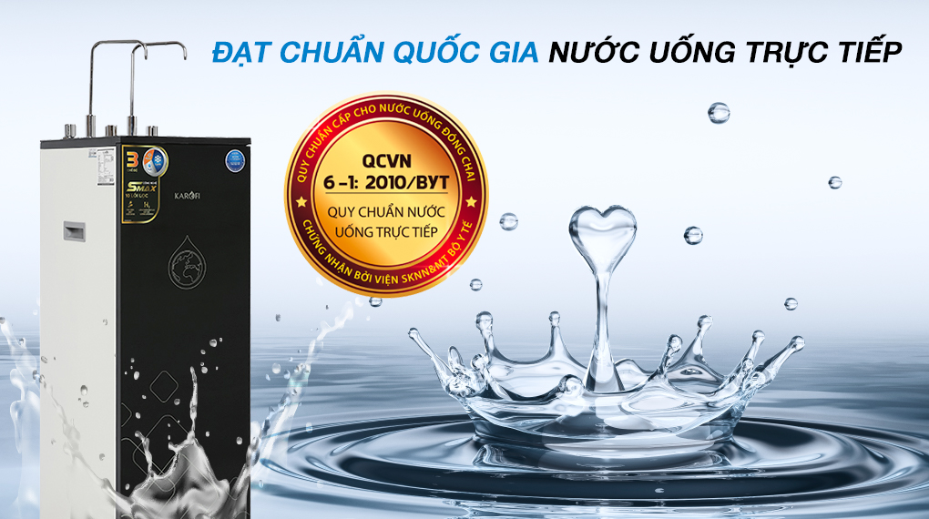 Máy lọc nước nóng lạnh nguội Karofi KAD-X39