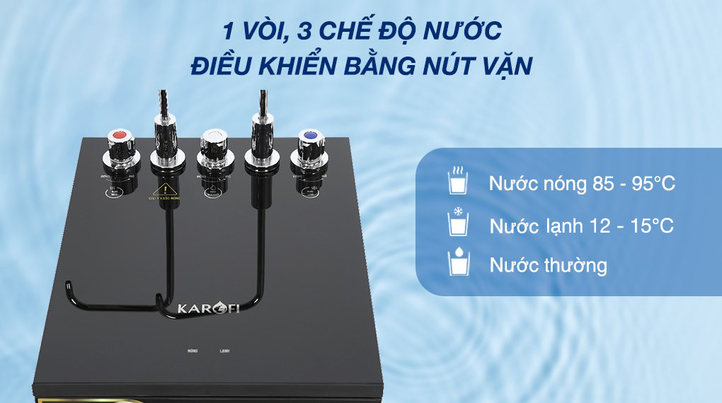 Máy lọc nước nóng lạnh nguội Karofi KAD-X39