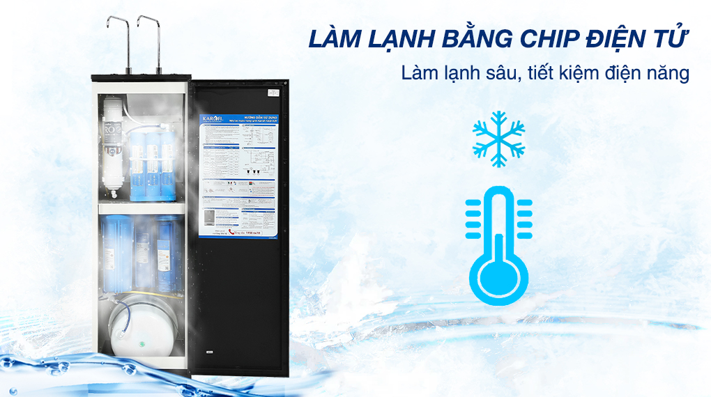 Máy lọc nước nóng lạnh nguội Karofi KAD-X39