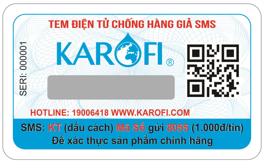 Máy lọc nước Karofi eRO80 - 8 lõi có tủ