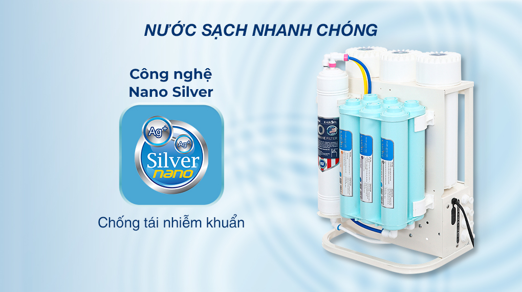 MÁY LỌC NƯỚC KAROFI KAQ-U05G - MẪU 2023