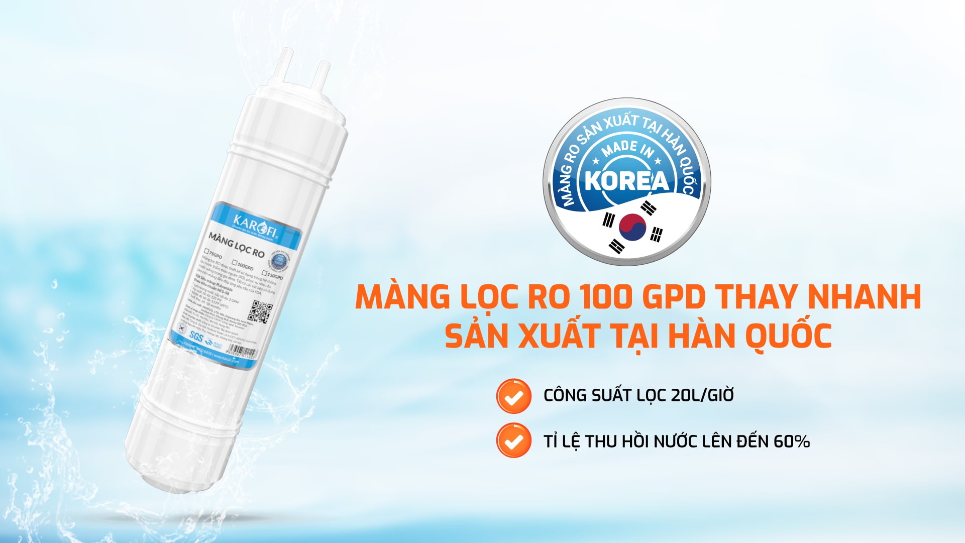 Máy lọc nước nóng lạnh Karofi Livotec 628