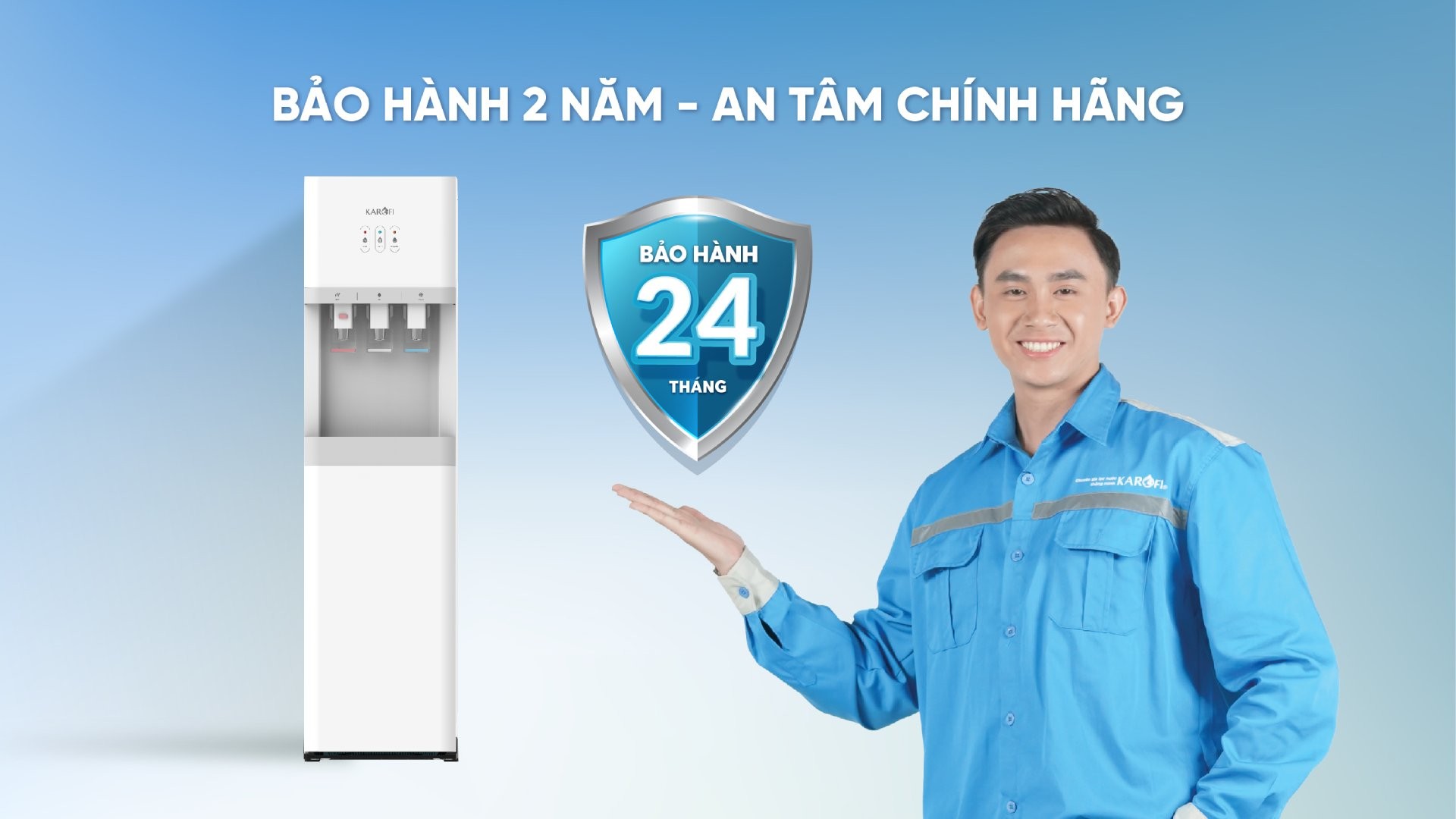 Cây nước nóng lạnh Karofi HCV206 - MẪU 2023