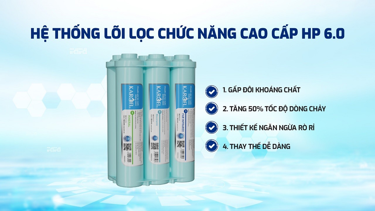 Máy lọc nước để gầm Karofi KAQ-U05 Pro