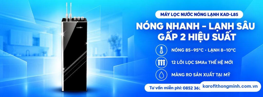 Máy lọc nước nóng lạnh Karofi KAD-L85